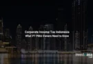 Corporate Income Tax Indonesia