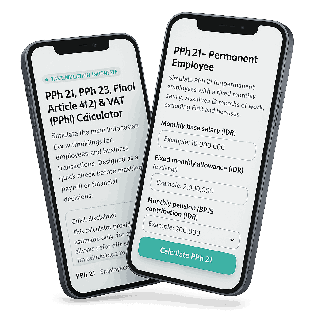PPh 21 Calculator